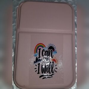 Customized "I Can And I Will" Compact Folderable Mirror